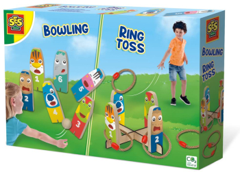 Joc Bowling si aruncarea inelului 2 in 1 