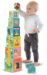 Jucarie de stivuit - Turn cu figurine animale 