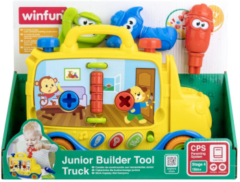 Jucarie interactiva bebe Winfun - Camion cu unelte 