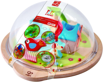 Labirint magnetic cu bile colorate Hape 