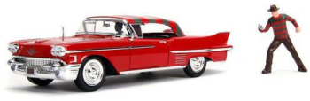 Macheta metalica Freddy Krueger 1958 Cadillac model 62 scara 1 24 