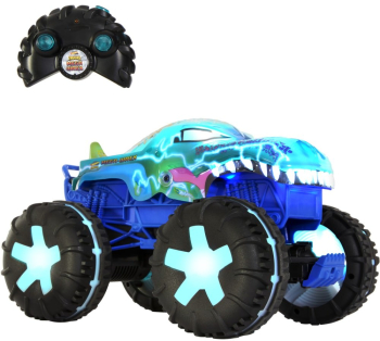 Masina cu telecomanda Hot Wheels Monster Truck Mega Wrex Alive scara 1 15 