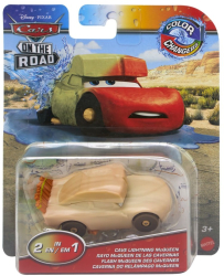 Masinuta Cars Cave Fulger Mcqueen cu culori schimbatoare 