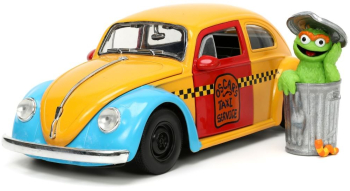 Masinuta metalica Jada Sesame Street 1959 VW Beetle scara 1 24