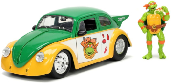 Masinuta metalica Jada Testoasele Ninja 1959 Volkswagen Drag Beetle scara 1 24 
