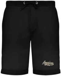 Pantaloni scurti pentru copii American College ACBER222 unisex negru 14 ani - OUTLET 
