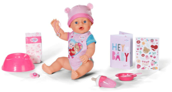 Papusa Baby Born Zapf Emma 43 cm cu accesorii