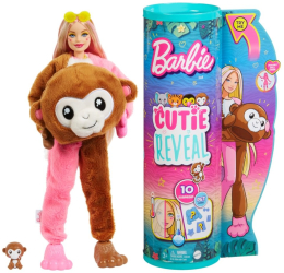 Papusa Barbie Cutie Reveal maimutica 
