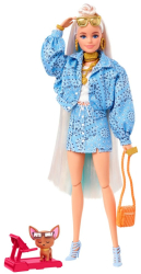 Papusa Barbie Extra cu catelus 