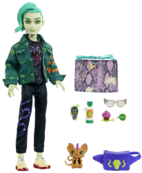 Papusa Deuce Gordon Monster High cu animalut si accesorii 