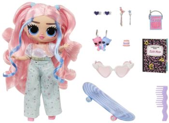 Papusa fashionista Flora Moom cu surprize L.O.L. Surprise Tweens 