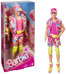 Papusa Ken Barbie The Movie cu patine cu rotile 