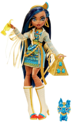 Papusa Monster High Cleo Denile cu animalut si accesorii 
