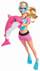 Papusa Steffi cu delfin 