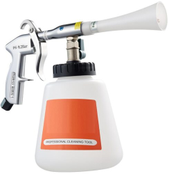 Pistol de curatare cu aer comprimat cu duza rotativa Vortex 100 ml/min Rezervor 1 l 6-9.2 bar 3 x conectori