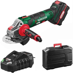 Polizor unghiular Parkside Performance flex 125 mm + baterie 20V-2A + incarcator 