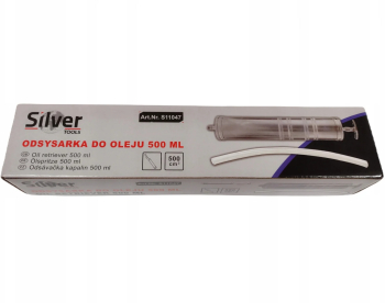 Pompa de aspiratie seringa manuala pentru ulei lichid 500 ml din aluminiu 