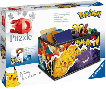 Puzzle 3D cutie depozitare Pokemon 216 piese 