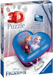 Puzzle 3D cutie inima Frozen 54 piese Ravensburger 