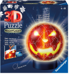 Puzzle 3D luminos Halloween 72 piese 