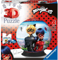Puzzle 3D Miraculous 72 piese 