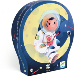 Puzzle Astronaut pe luna 36 piese Djeco 