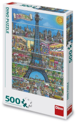 Puzzle Turnul Eiffel 500 piese Dino Toys 
