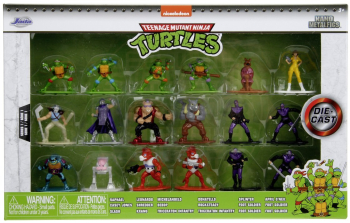 Set 18 figurine metalice Testoasele Ninja 4 cm 
