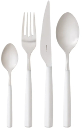 Set 24 tacamuri Casa Bugatti Athena alb 