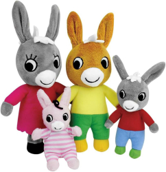 Set 4 jucarii plus Familia Magarusilor Trotro Jemini 