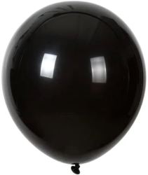 Set 50 baloane 13 cm diametru ideale pentru nunta botez aniversari Gonga® Negru 