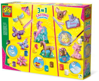 Set creativ 3 in 1 - Mulaj si pictura
