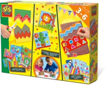 Set creativ - Invat sa tai sa perforez si sa creez mozaicuri 