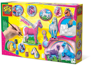 Set creativ mulaj si pictura - Cai fantezie 