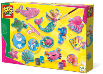 Set creativ mulaj si pictura - Figurine ocean 