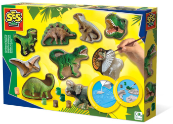 Set creativ mulaj si pictura - Lumea dinozaurilor 