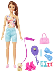 Set de joaca Barbie cu papusa si accesorii sport 