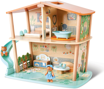 Set de joaca din lemn - Casa din jungla a tigrilor 38 piese 