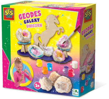 Set de pictat geode pentru copii cu suport unicorn 