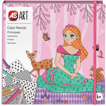 Set desen AS Art - Creioane colorate printese 
