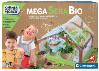 Set educativ Stiinta si joaca Clementoni - Mega sera biologica 
