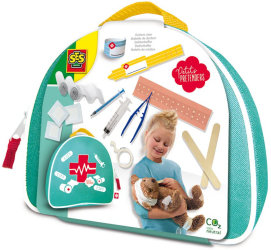 Trusa de doctor de jucarie cu accesorii 