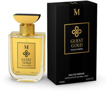 Parfum dama Guest Gold Pour Femme 100ml &ndash Eau de Parfum - Floral oriental &ndash dulce cald si seducator &ndash Inspirat din Gucci