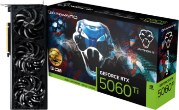 Placa video Gainward nVidia GeForce RTX 5060 Ti Python III OC 8GB GDDR7 128 bit 
