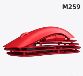 Atac Shark X Ajazz M259 Mouse de Gaming Wireless 30K DPI - Rosu 