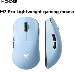 Atac Shark X MCHOSE Mouse de Gaming Wireless &ndash Bluetooth Tri-Mod Senza PAW3395 26K DPI 8KHz Polling Latenta Mica - M7 PRO3 