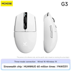 Atac Shark X Mchose Mouse de Gaming Wireless Bluetooth - G3 500mAh 