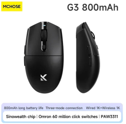 Atac Shark X Mchose Mouse de Gaming Wireless Bluetooth - G3 800mAh2 