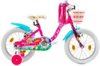 Bicicleta Copii DHS Summer - 16 Inch Roz 