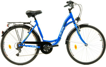 Bicicleta Oras DHS Citadinne 26034 - 26 inch L Albastru 